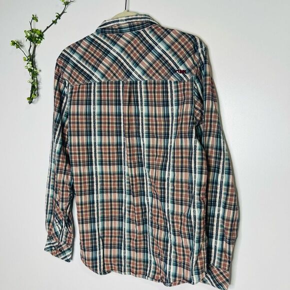 Mountain Khakis Men’s Long-sleeve Rodeo Shirt Pearl Snaps Button Down Plaid - Picture 12 of 13